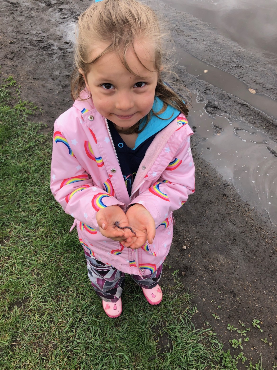 Child with Worm